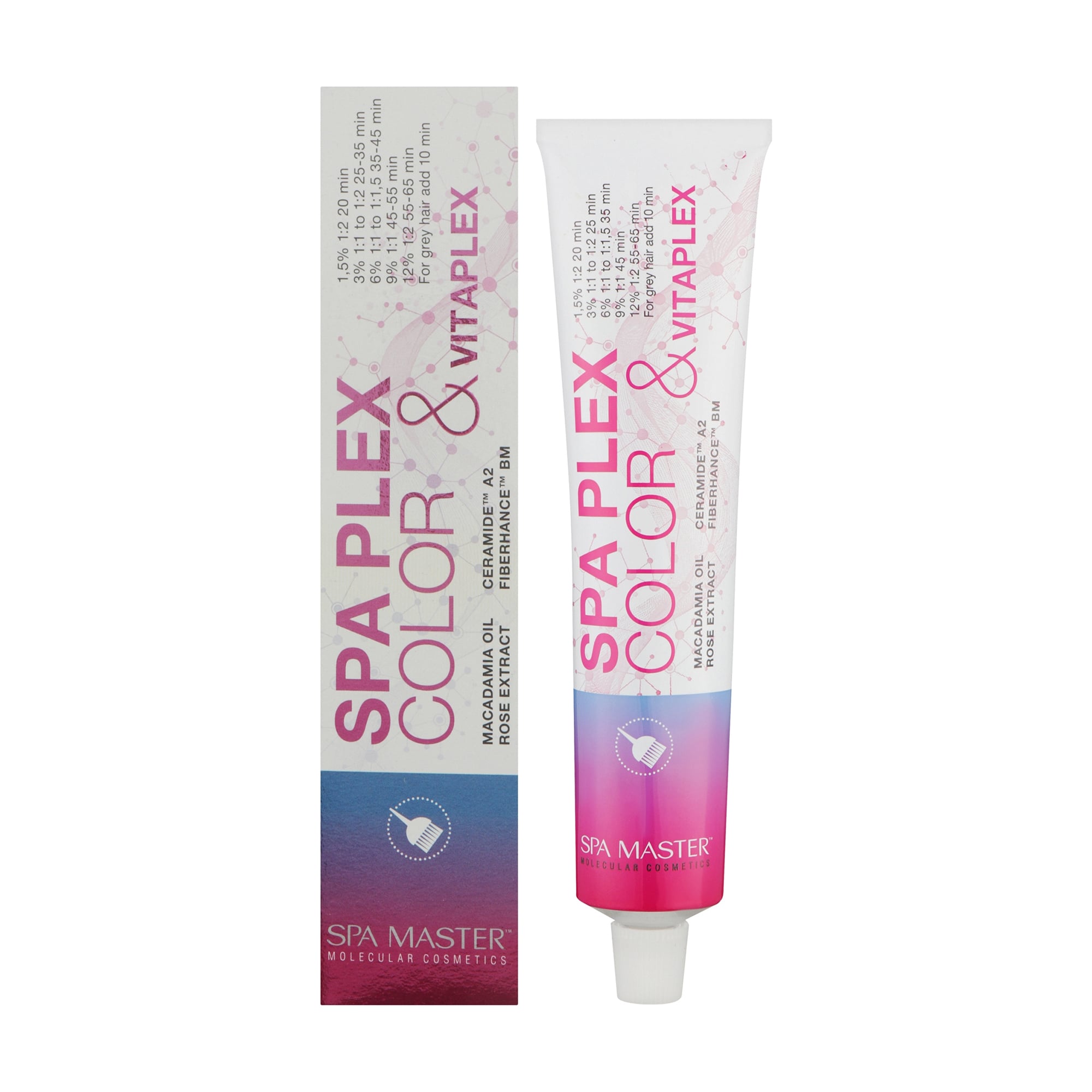 Перманентна крем-фарба для волосся Spa Master Basic Line Spa Cream Color 7/43CG Рудий блонд, 100 мл